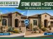Stone Veneer vs Stucco for Arizona Home Exteriors
