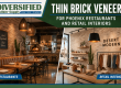 Thin Brick Veneer for Phoenix Restaurants and Retail Interiors