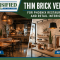 Thin Brick Veneer for Phoenix Restaurants and Retail Interiors