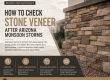 How to Check Stone Veneer After Arizona Monsoon Storms